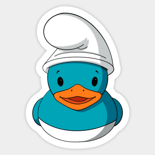 Smurf Rubber Duck Sticker